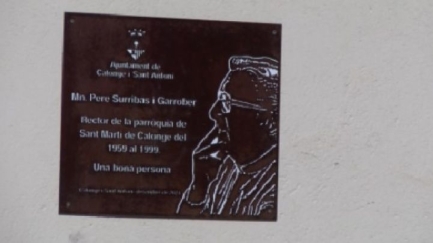 Calonge compta amb una plaça dedicada a Pere Surribas