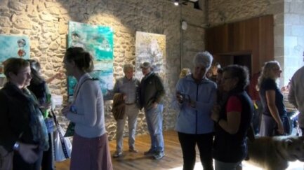 Calonge inaugura la primera exposició d'artistes locals