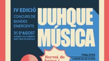 Cinc propostes musicals competiran dissabte per fer-se amb el quart concurs 'UUhquemúsica'