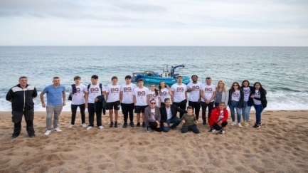 El Bàsquet Girona col·labora amb l'equip Fem Platja! de Platja d'Aro