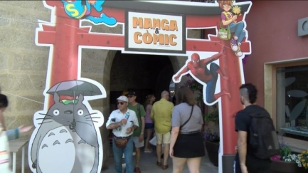 El Castell de Calonge s'ha emplenat de públic amb la fira de Manga & Còmic