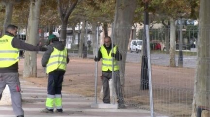 En marxa les obres del passeig del Mar de Palamós que han d'evitar inundacions