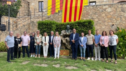 L'ofrena a Lluís Companys torna a ser la protagonista de l'11 de setembre a Castell d'Aro