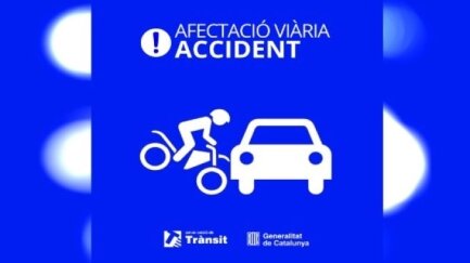 Un motorista, ferit greu en un xoc frontal amb un cotxe a la GI-682 a Santa Cristina d'Aro