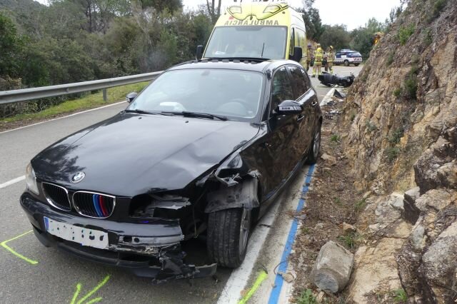 Detingut per conduir temeràriament i deixar ferit greu un motorista