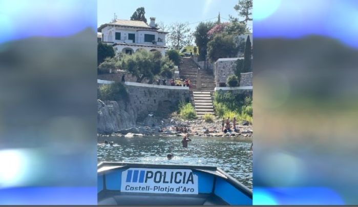 Socorren un home ferit en saltar de les roques a la Cala Pedrosa